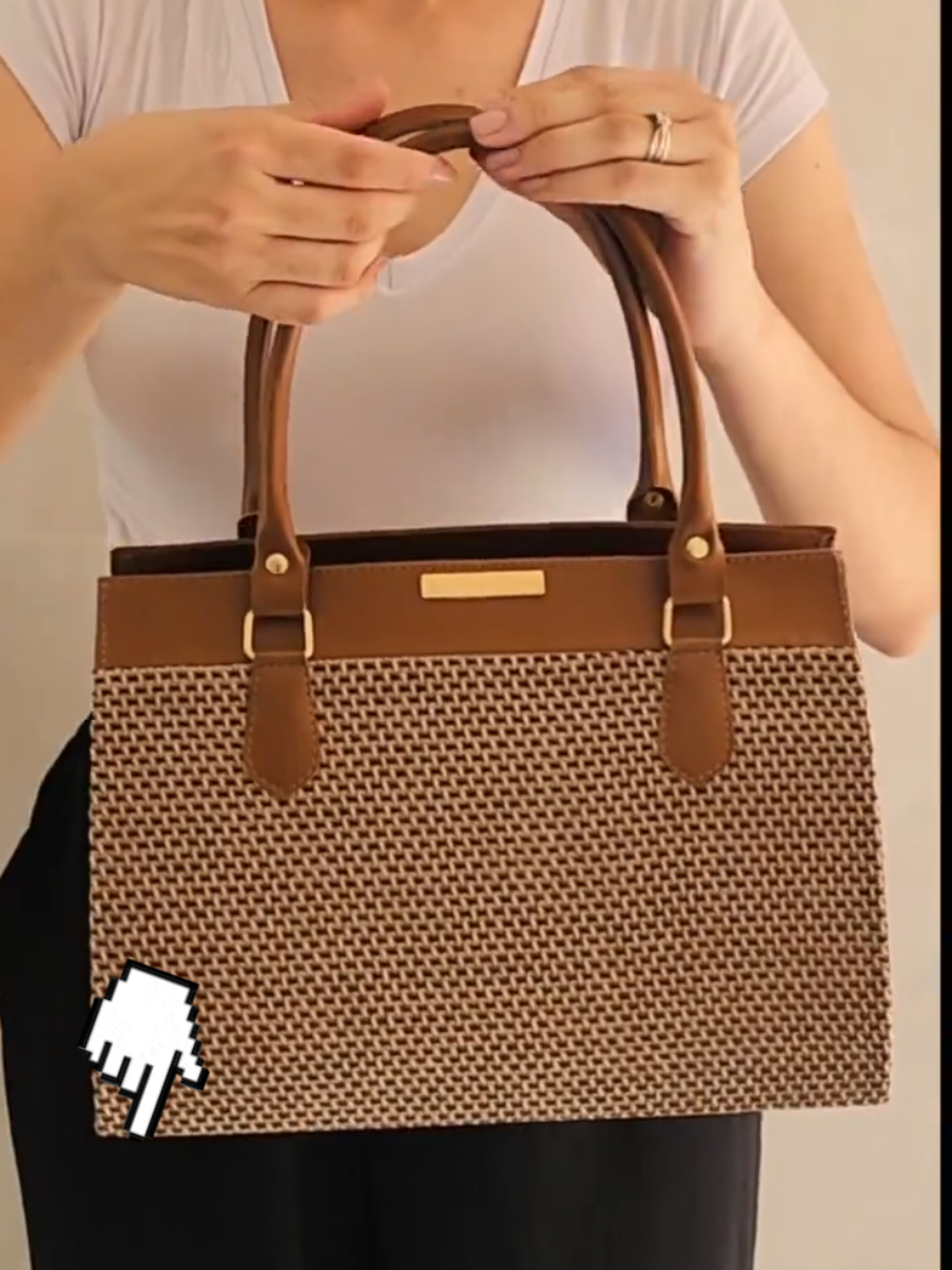 Bolsa média luxo satchel Tote #bolsafeminina #bolsaluxo 