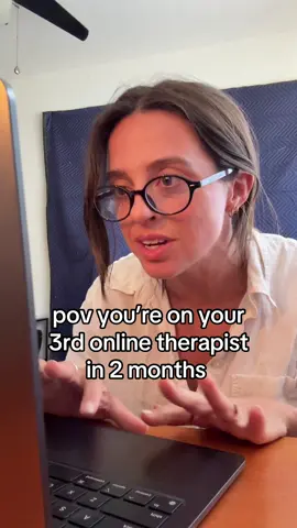 on to the next 🚶🏻‍♀️‍➡️🕳️ #onlinetherapy #badtherapy 