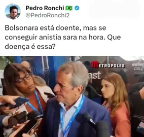 Se tiver anistia Bolsonaro sara na hora.