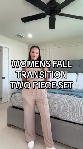 Fall is the hardest time to pick outfits because the weather is so bipolar but this two piece set would be perfect for that fall transition!!!! 😍#twopieceset #falltransitionoutfit #easyoutfits #tiktokshopcreatorpicks #womensfashion 