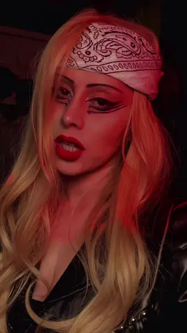 All of my eyeliner ran out for this look #gaga #bornthisway #makeup