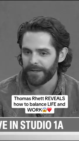 Thomas Rhett REVEALS  how to balance life and work #thomasrhett #country #work  #morganwallen #viral