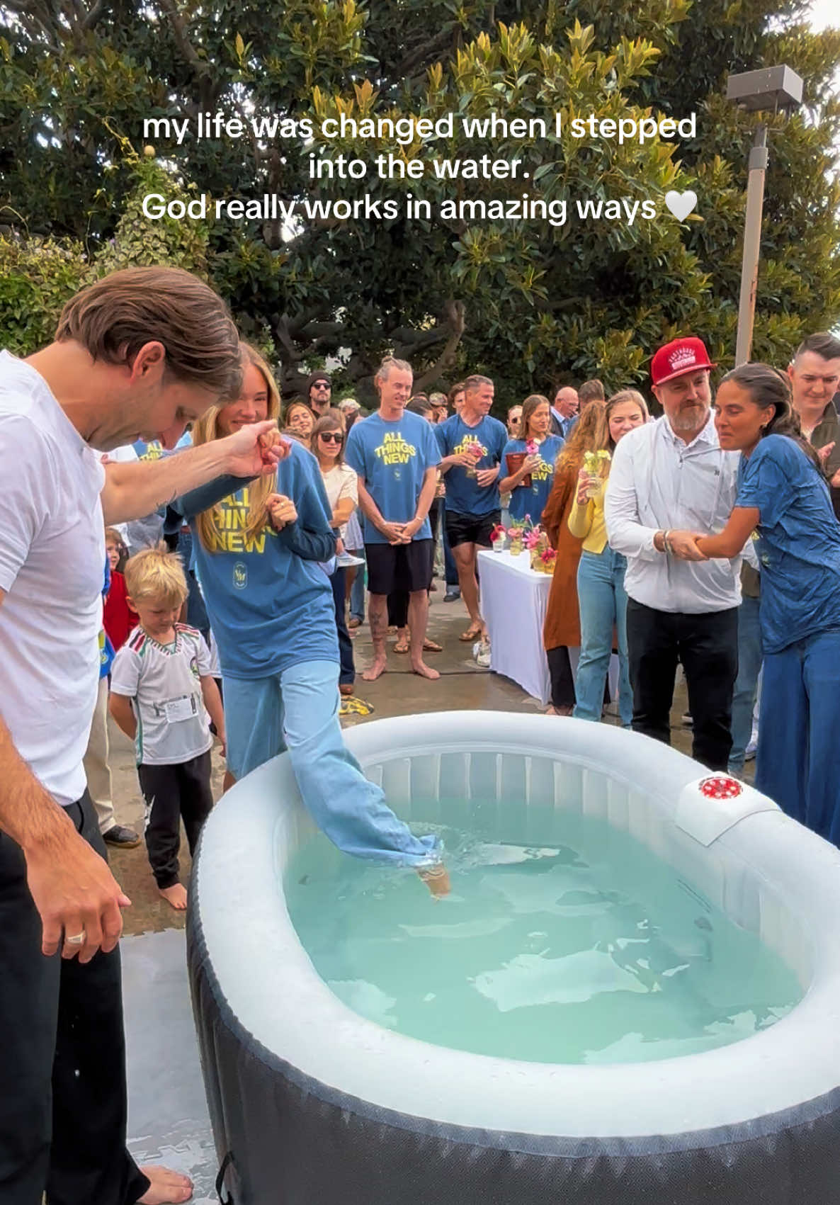 getting baptized was one of the most special days. I’m so thankful for what the Lord has done in my life and is continuing to do 🤍 #church #christian 