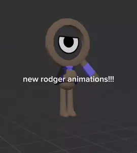 rodger new animations #fyp #dandysworld #rodger #animation #dandyworld 