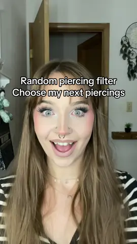 Should I get one?!😳 #piercing #piercingtok #filters #tiktokfilter #onthisday 