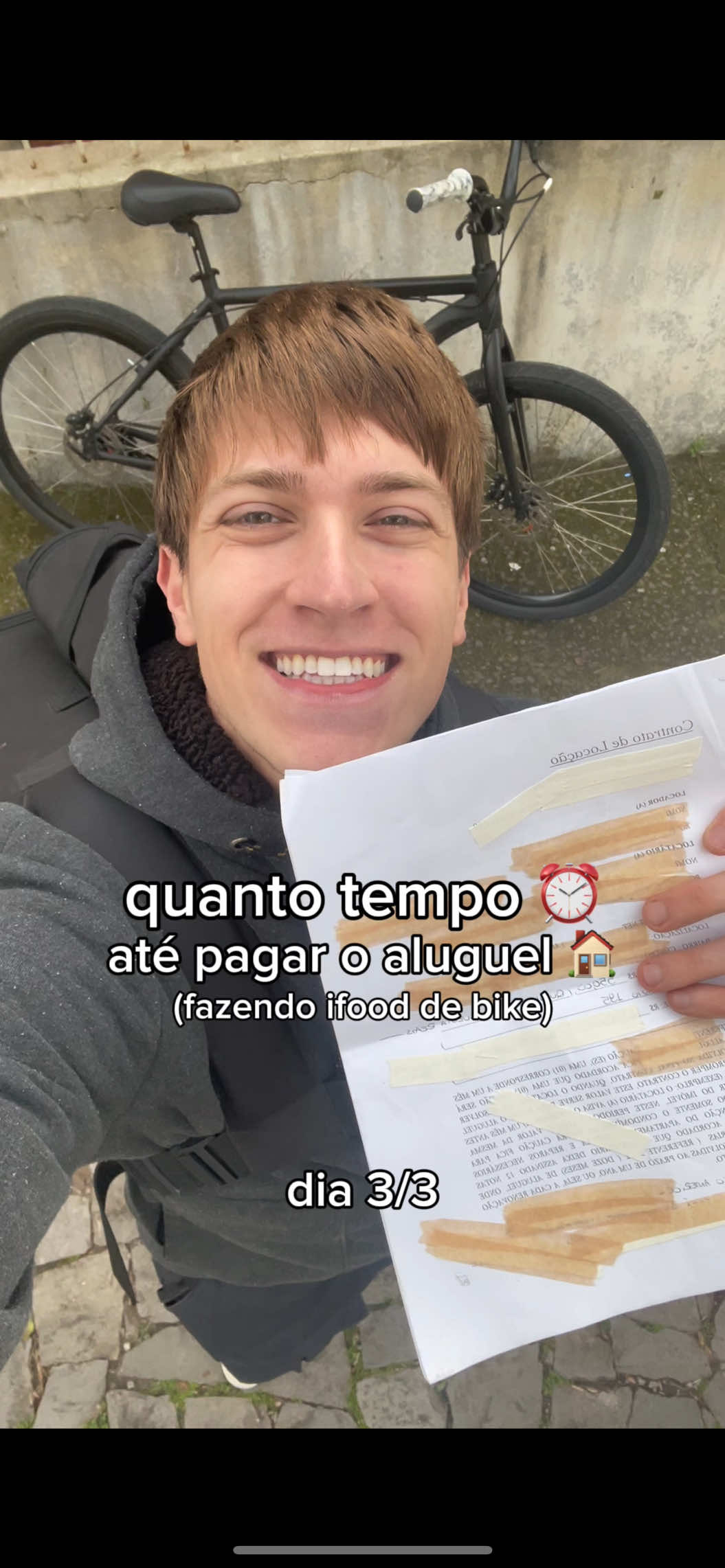 para pagar o aluguel! dia 3/3 #ifood #delivery #entregas #dinheiro #aluguel 