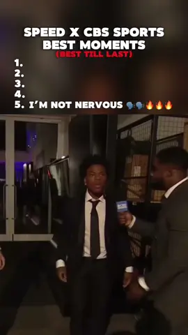 Speed x CBS Sports best moments. 🗿 #speed #cbssports #footballinterview #footballpodcast #footballbruv 