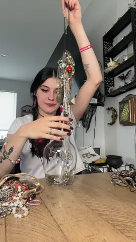 GOING THROUGH ALL OF MY JEWELRY JAR ONE FINAL PART! 😳 #mysteryjewlerygirl #fypシ゚viral #alttiktok #mysteryjewelryjar #trendingvideo 