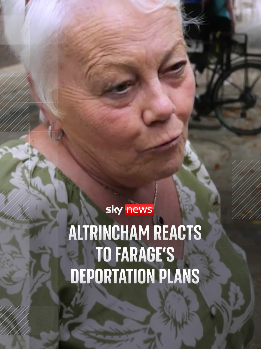 Reform UK leader Nigel Farage has announced new policies on migration. Sky's Katie Barnfield spoke to residents of Altrincham to get their thoughts on the plans. #immigration #reformuk #nigelfarage