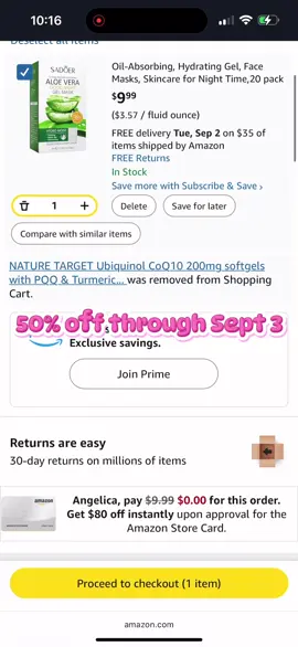 Today’s deal of the day! Aloe Vera Good Night Gel Mask by @Sadoer on my Amazon store! Get the link in my bio! Get 50% off through Sept 3! No need to wait for holidays for deals I’m bringing them to you daily! #dailydeals #giftangel #aloevera #skincare 