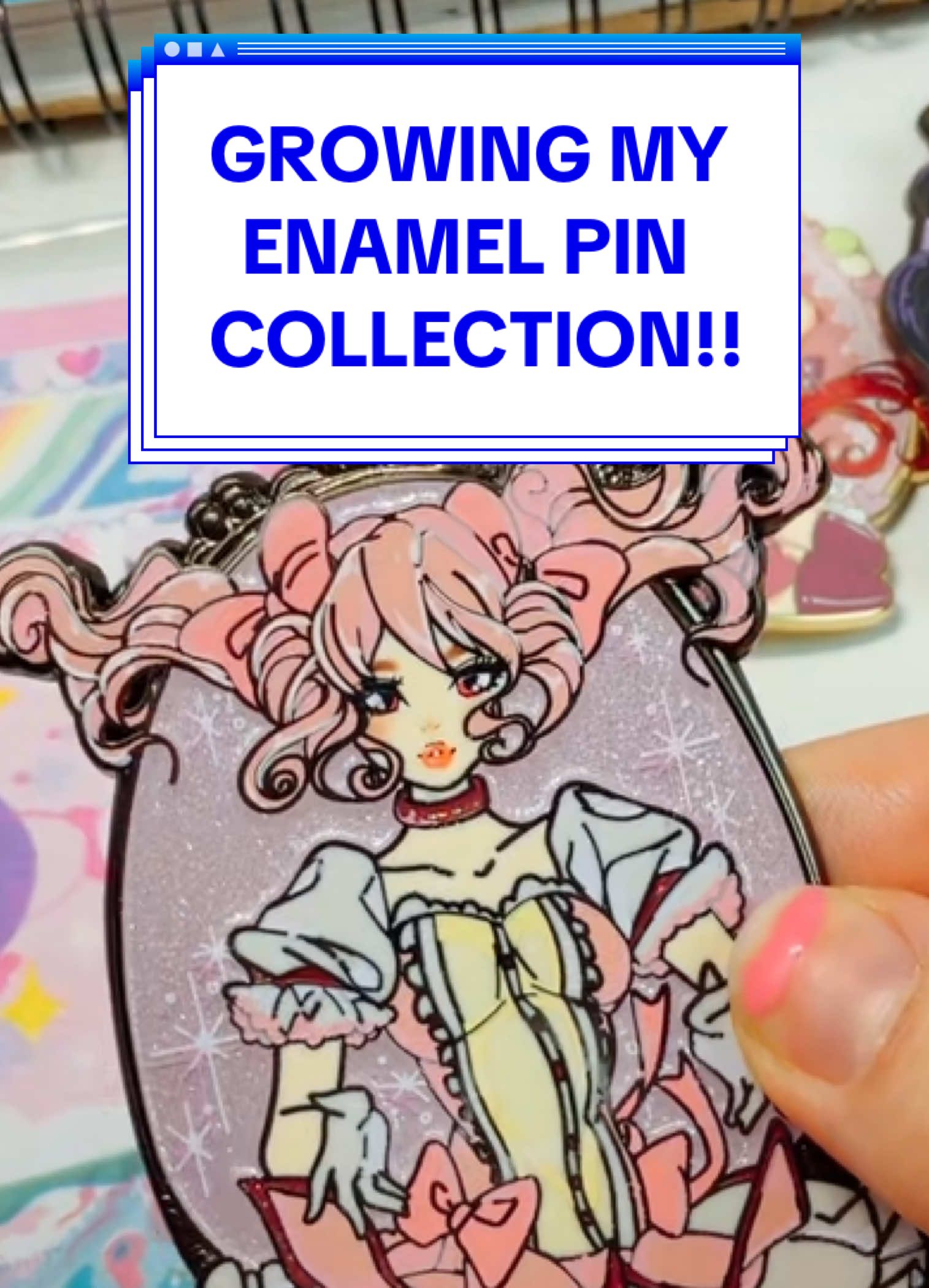 WHAT OINS SHOULD I MAKE?? Go check out @Mochi & @Lovestruck Sakura ✨ #enamelpins #inspiration #SmallBusiness #supportsmallbusiness #madokamagica 