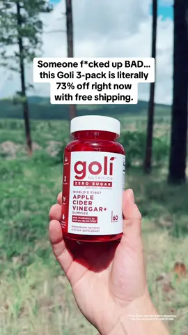Price shown was live at time of posting. Tap the cart to see if it’s still on sale. #golisugarfreegummies #goli #goligummies #goliacv #goliacvgummies 