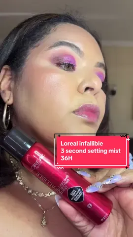 Este setting spray es lo que necesitas para que tu maquillaje dure por horas @loréal paris usa  #loreal #lorealparis #infallible3secondsettingmist  #creaforadecontenido #tiktokshop 