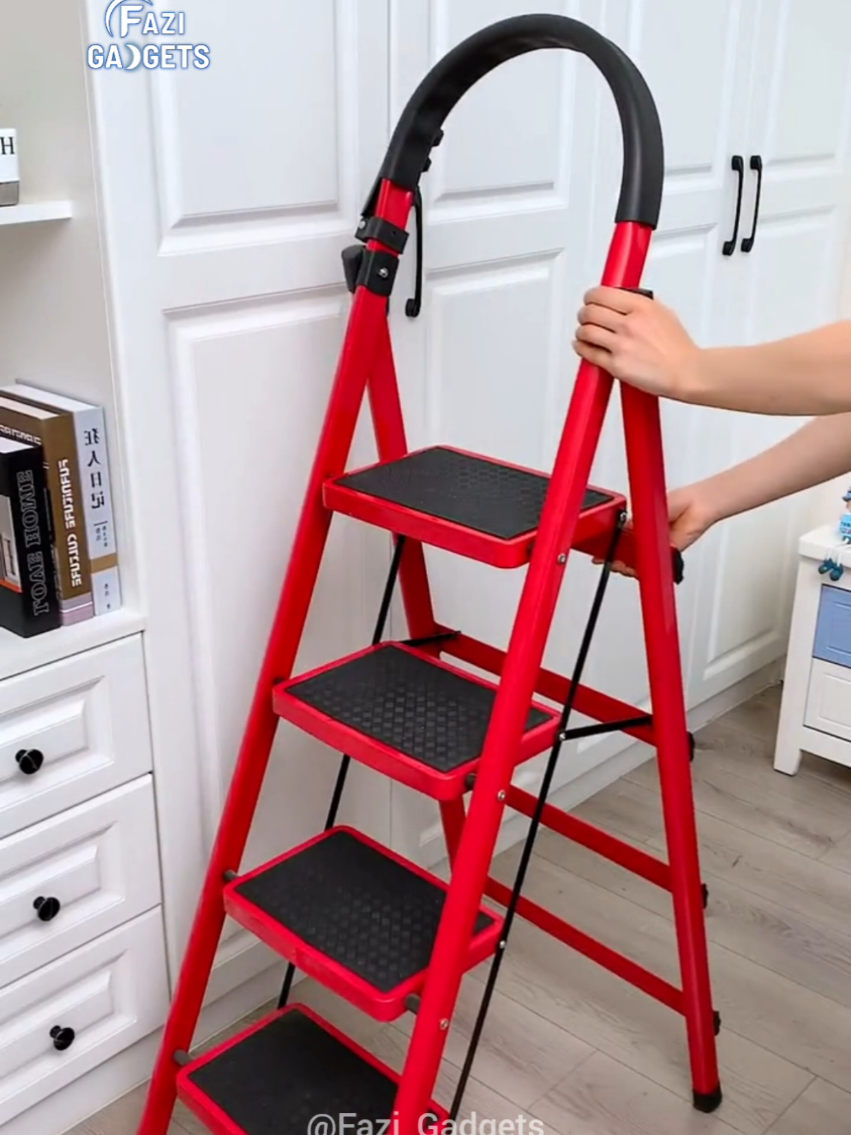 Foldable Ladder Purchase Link in Bio #gooditems #foryoupage #viral #foryou #viralvideo 