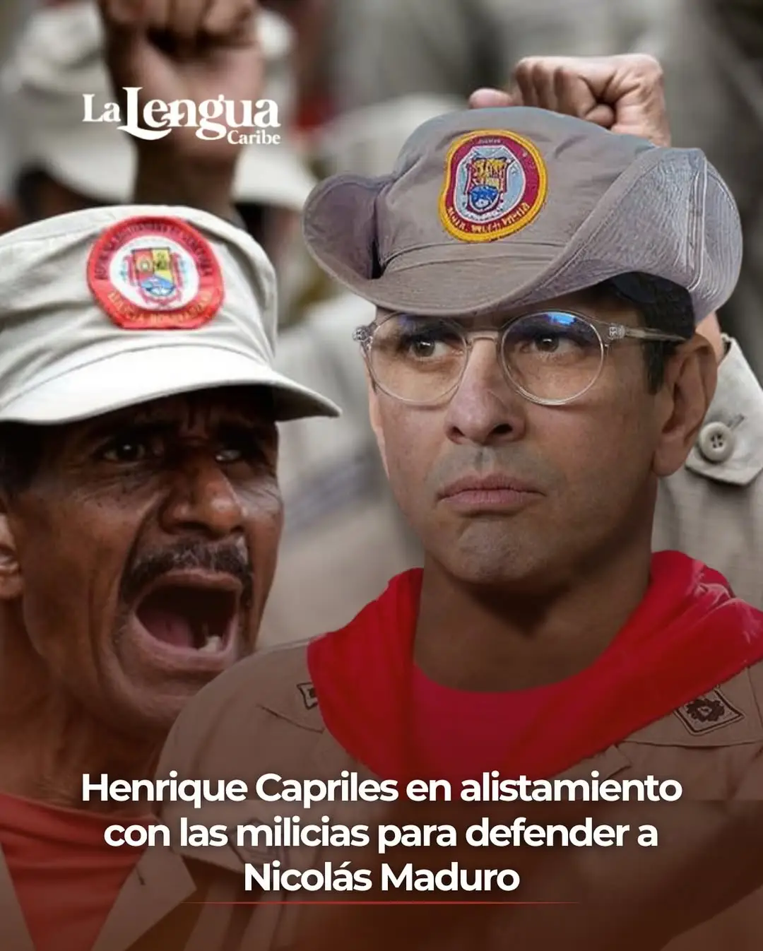 En un hecho que ha sorprendido al panorama político venezolano, el dirigente opositor Henrique Capriles Radonski se enlistó oficialmente en la Milicia Bolivariana durante la jornada de alistamiento que se llevó a cabo este fin de semana en Caracas. La noticia fue confirmada por el propio Capriles a través de una transmisión en vivo en sus redes sociales, donde apareció vistiendo uniforme, portando un palo de reglamento y asegurando estar “listo para defender la soberanía nacional”. “Aquí estoy, orgulloso, preparado y con mi uniforme recién planchado. Que lo sepa el mundo: no permitiremos que ningún imperialista venga a invadir nuestro país”, expresó Capriles durante la transmisión, mientras mostraba un tono desafiante. El ahora militante aseguró que comenzará inmediatamente con los entrenamientos dentro de la milicia y advirtió que cualquier amenaza externa contra Venezuela encontrará “resistencia organizada” por parte de los nuevos enlistados. Esta decisión marca un giro inesperado en la carrera política de Capriles, reconocido durante años como uno de los principales líderes de la oposición al chavismo. Analistas advierten que este movimiento podría tener fuertes repercusiones en el equilibrio político del país y en la relación con otros dirigentes opositores que rechazan la estrategia militar del gobierno.#diariolagrey #fepppppppppppppppp 