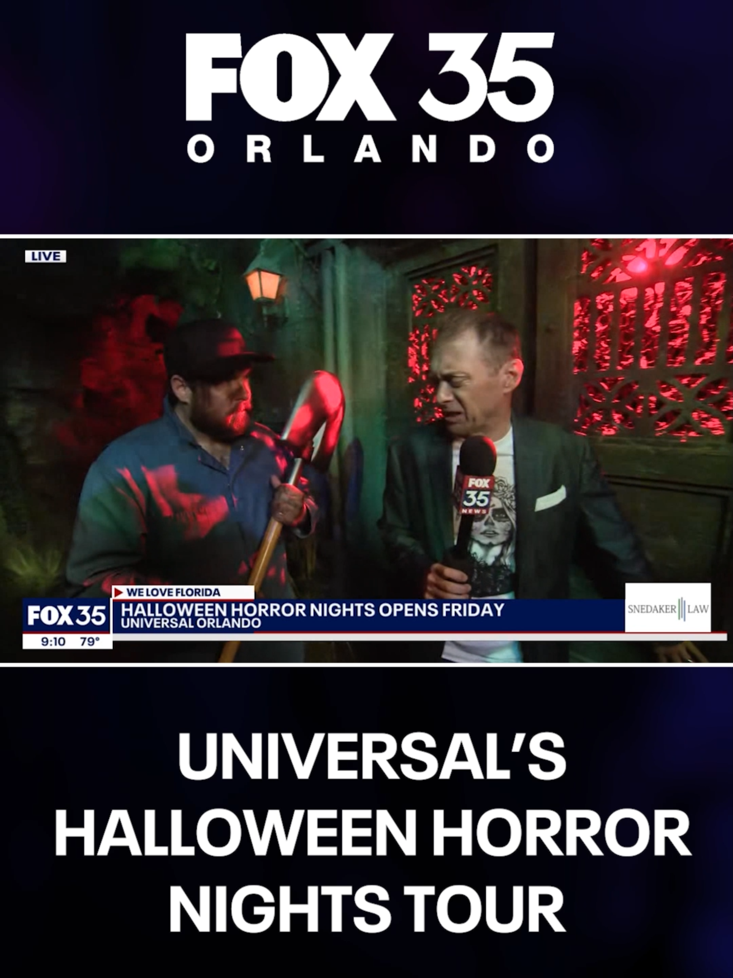 Get ready for Halloween Horror Nights! Here's a first look at some of the houses at Universal Orlando this year. #HHN #HHN34