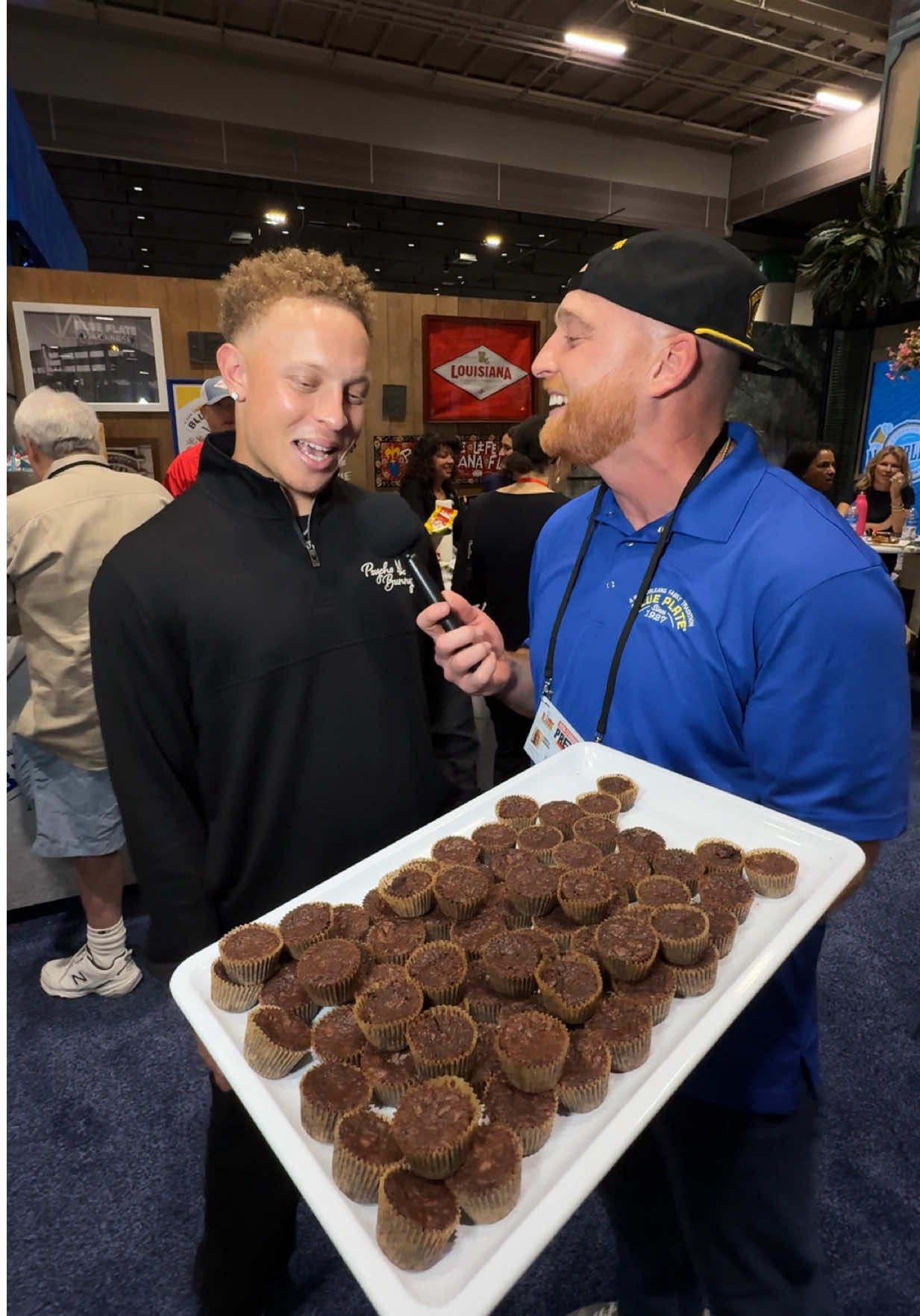 “What’s happening baby!”- Saints QB1 @RealSpencerRattler #neworleans #louisiana #saints #blueplatemayo #geraldgruenig #mrweatherall #tiktokfoodie #fyp 