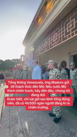 Người dân Venezuela đang ủng hộ ông Maduro 100%. Có vẻ họ đã thấm nhuần tư tưởng của Bác Hồ và học tập Việt Nam, sức mạnh của nhân dân, của dân tộc nó khác. Trump mõm giỏi nhào vô. #Tin_tức  #venezuela🇻🇪 #usa🇺🇸  #viettiepcauchuyenhoabinh 