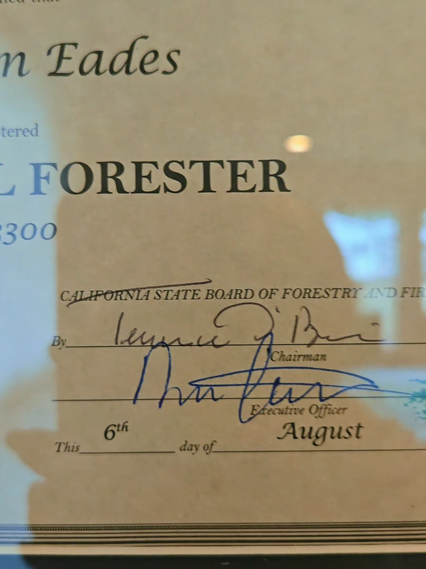 I guess it is sort of a big deal to pass the California Registered Professional Forester Examination on your 1st try..especially with no forestry degree  #forester #lumberjacksdaughter #woodswoman #womenintimber #timber 
