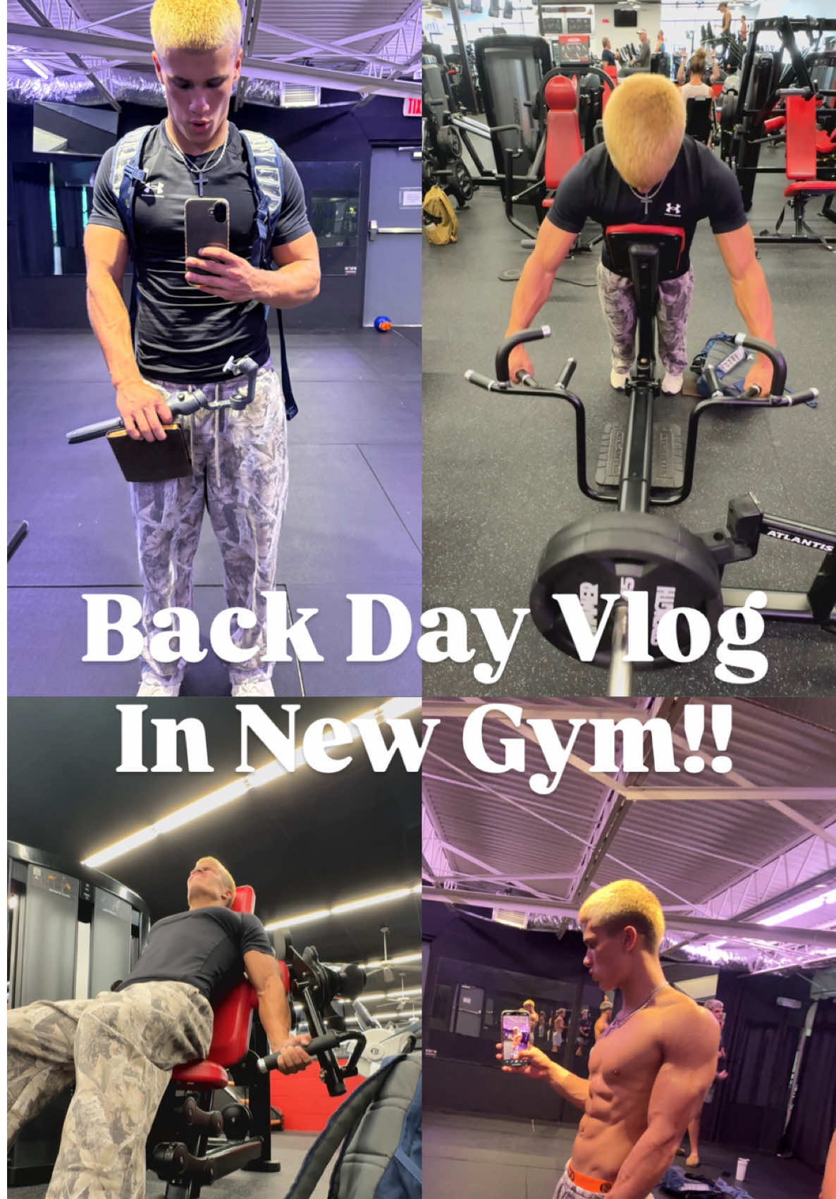 FULL VLOG GOING UP ON YOUTUBE!!! #gymvlog #backdayroutine #backmuscles 