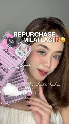 GARA GARA MILAI JADI KECANDUAN BEGINI‼️🥹🫶🏻 #milaieyelash #milaibulumata #clusterlashes #bulumata #racuntiktok 