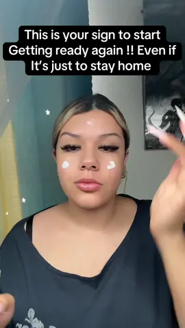 Getting ready cause wtf ,🤨can’t let go of yourself!! #fypシ゚ #grwm #makeup #girlpower #selflove 