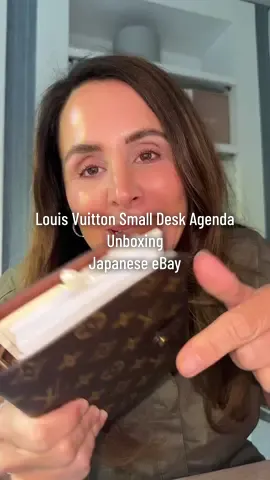 Unboxing my newest Louis Vuitton desk agenda from Japanese eBay! 👜✨ It’s joining my large and medium agendas—because yes, I may be a little obsessed 😅. Perfect for staying organized in style and on the go! #louisvuitton #planneraddict #organization #planner #notebook 