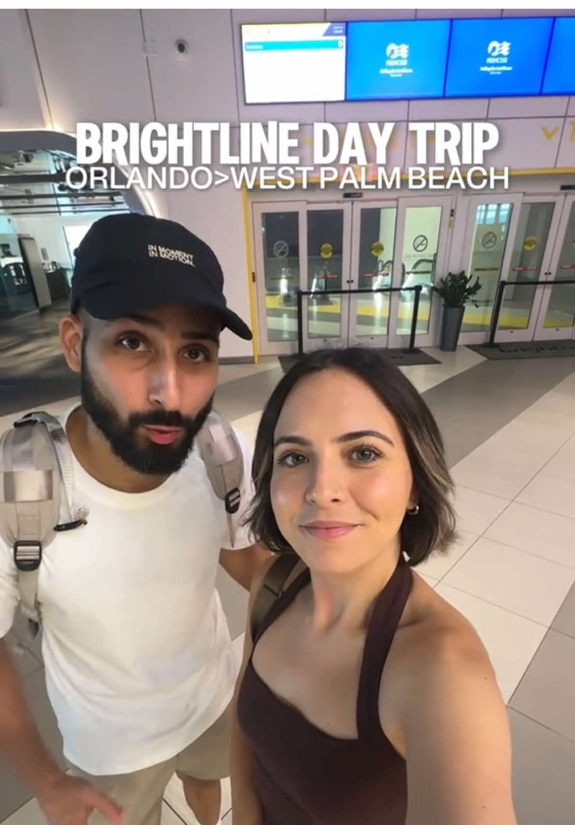 Brightline day trip from Orlando to West Palm Beach with time stamps 🚆🌧️ #daytrip #westpalmbeach #daytrips #westpalmbeachflorida 