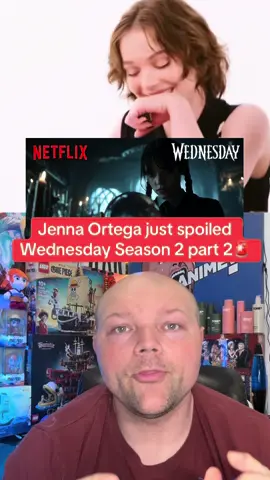 Jenna Ortega just spoiled Wednesday Season 2 part 2🚨 #jennaortega #wednesday #wednesdayseason2 #emmamyers #Netflix 