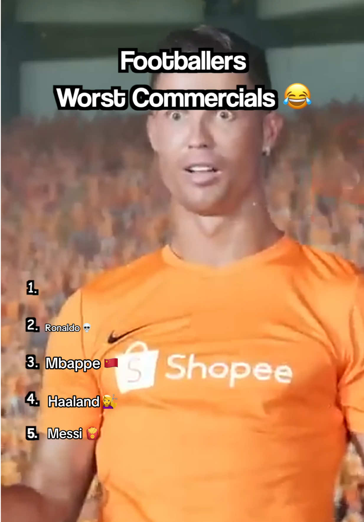 WORST Football Commercials funny 🤣 #footballtiktok #mbappe #top5 #ranking #footballfunny 