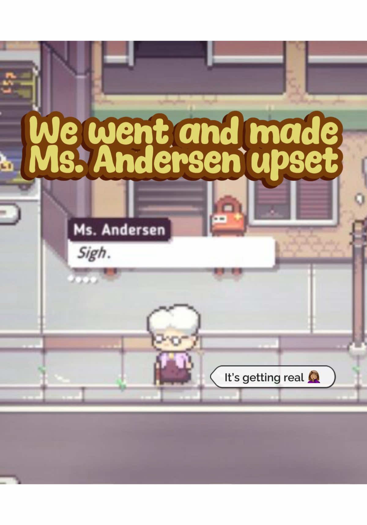 🍂🍁Discounty is getting too real🤦🏽‍♀️  We expanded the show and now the town is mad at us🍁🍂 @discounty #discounty #cozygamer #creatorsearchinsights #wholesomegames #WhatToPlay 