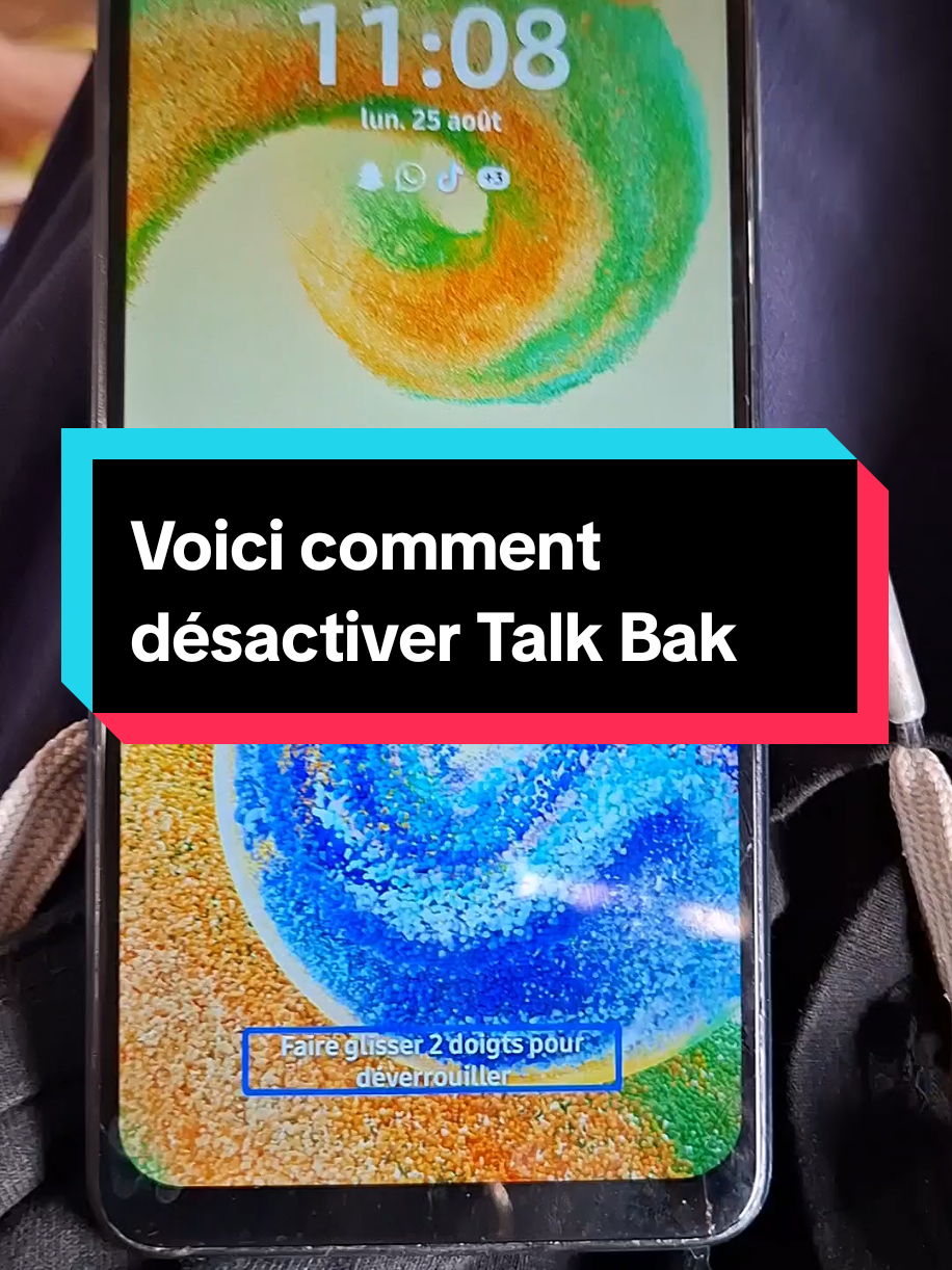 #astuces #malitiktok🇲🇱 #bamakomali🇲🇱 Voici comment désactiver Talk bak