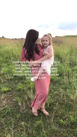 Send this to a mom who you’ve seen and thought, “Wow, she’s really nailing this whole motherhood thing.” Moms often don’t hear it enough. Remind her she’s doing an incredible job!  #LIVEIncentiveProgram #GenuineInteractionMatters #PaidPartnership 