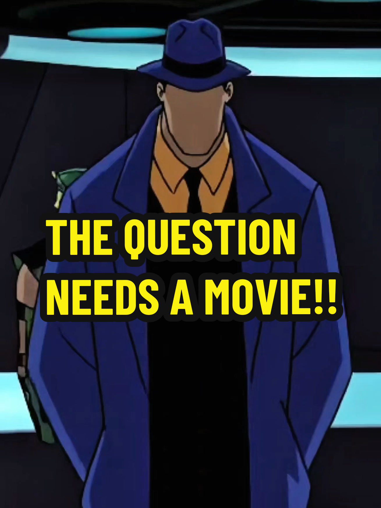 These aren't even all his best moments! The Question seriously needs his own movie or HBO Max mini series. The setup with Peacemaker is there. He was a fan favorite in JLU despite having no powers to speak of. A solid script and incredible performance by the lead would be all you need to nail a Question series full of mystery and intrigue. Having it connect to a larger Cadmus plot similar to DCAU would also go hard, delving into the deep depths of conspiracy available in the DC Universe. Question seems like an ideal candidate for the James Gunn treatment! @James Gunn @DC #dcu #thequestion #dcuniverse 