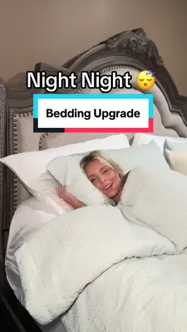 POV: You just upgraded your bedding and your bed is now your favorite place on earth 🌙✨ #BedMakeover #LinensAndHutch #CozyVibesOnly #newbedding #homeimprovement 