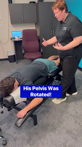 His Low Back Exploded! 💥😮‍💨 #chiropractor #adjustment #lowback #fyp 