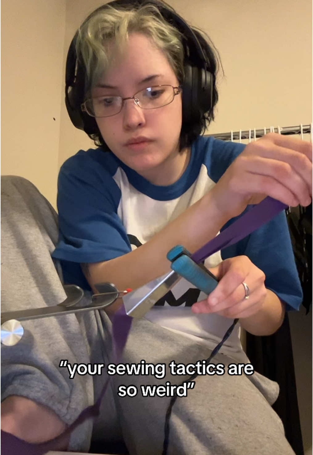 bias tape anyone? #cosplayer #cosmaker #crafting #cosplayhack #cosplaytutorial 