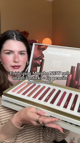 Replying to @Kilee🤍 besties what do you think of these & your fav lip combo👀? 1. Whipped lipstick & lip liner  2. Sugar pie liner & suede lipstick  3. Berry cola liner & beret lipstick  Morphe’s rebrand continues to be so impressive, but their new Soft matte Lipsticks & Lip Pencils deserve awards! Obviously, if you already own similar shades or products you love, keep using them. But I’m not even a big lipstick person, and I still loved these! The lip pencils are just as good if not better than some higher-end ones🫣 .  @Morphe Cosmetics #makeupreview #newmakeup #affordablemakeup #fallmakeup #morphe 