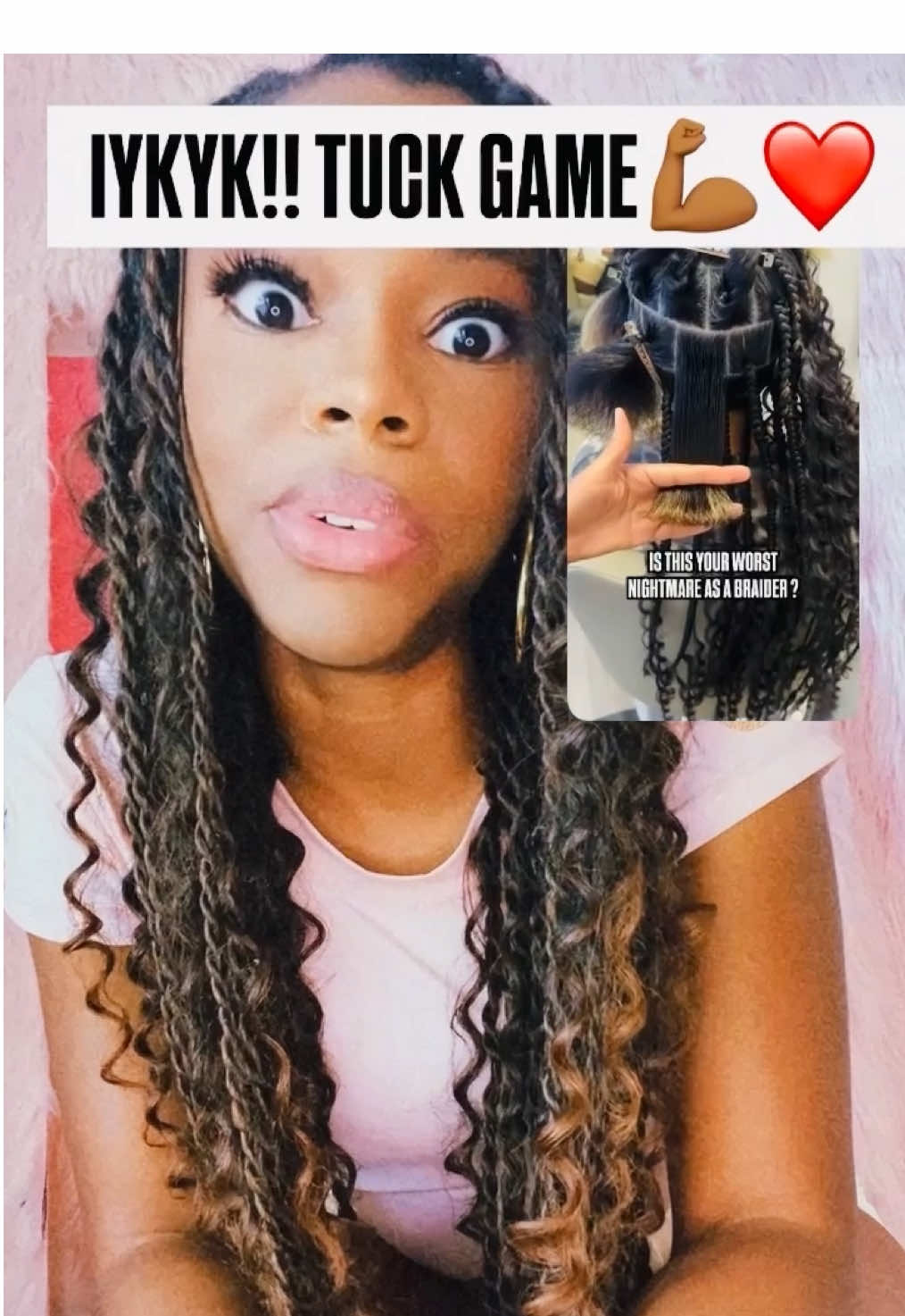 YES MAM @Ordinary.her 💐💐 #tuckgame #tuck #braidstyles @topfans #you freshhairdo  #newhairstyles                                                       