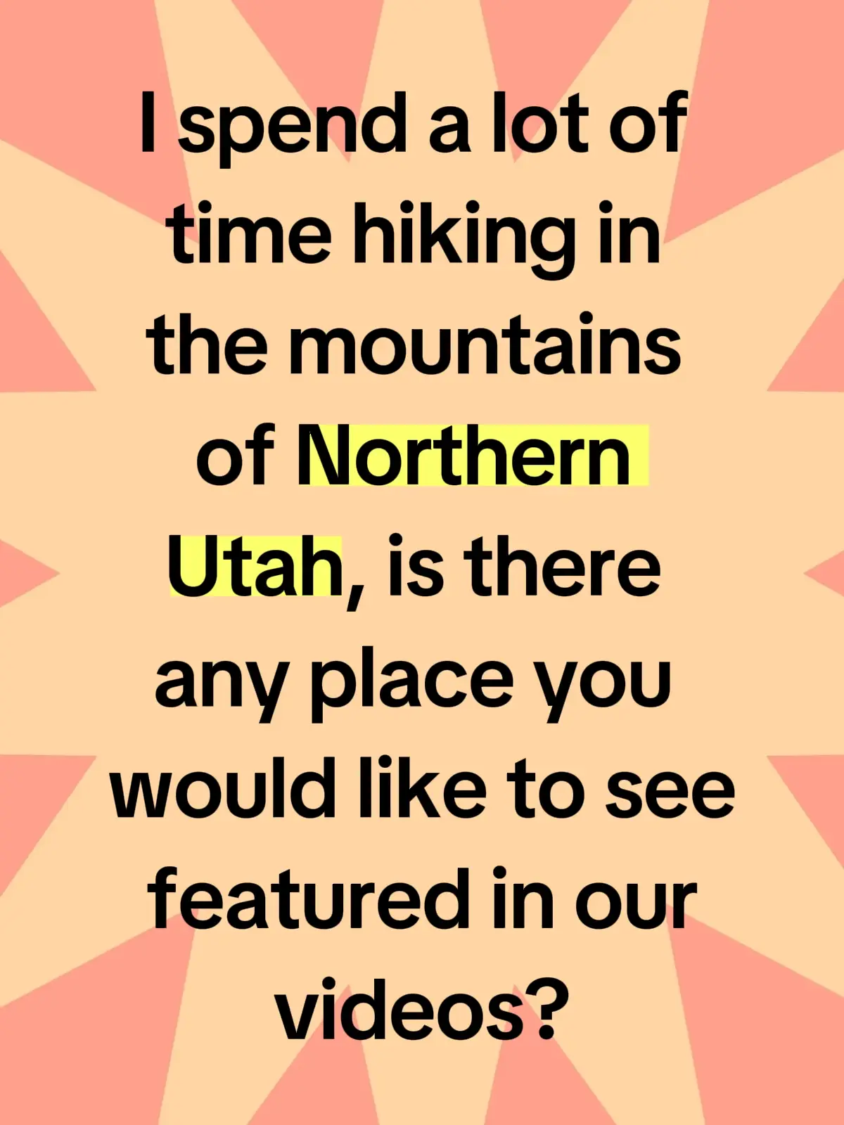 Where would you guys like to see nature content? I live in Utah. This place is fantastic and I spend a lot of time in the northern part of the state. #utahhiking #progressandawakening #taputwa #freeyourmindtribe #awakeningprojectfam  @Emma♡TAPUT.Wa @ProgressOverPerfection 