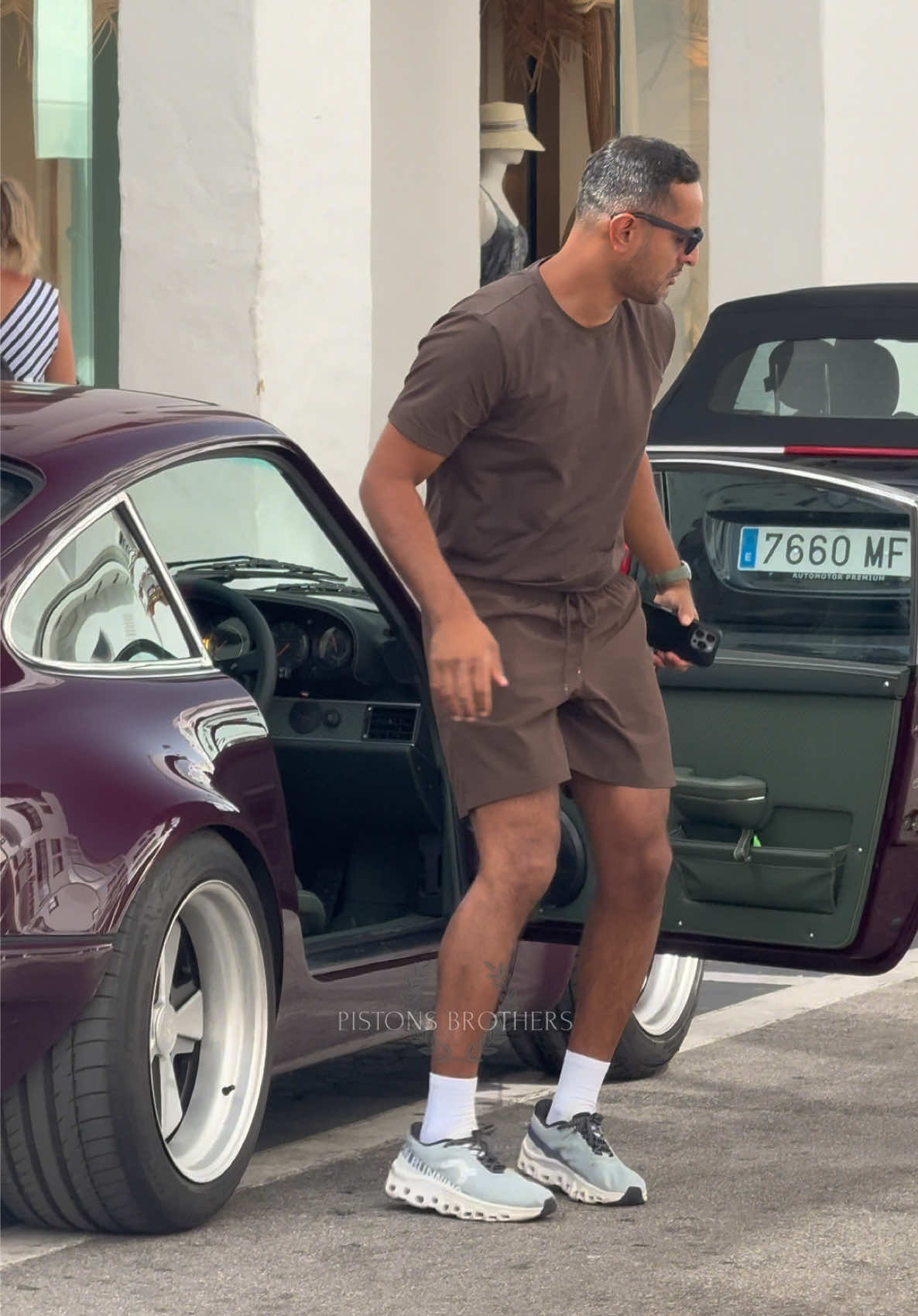Billionaire Classy Boss getting out Porsche at Puerto Banus 💶✨ #marbella #billionaire #Lifestyle #luxury #girls 