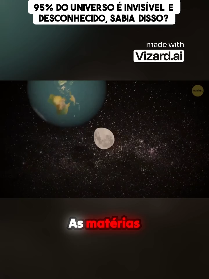 #95% do universo é invisível e desconhecido_ sabia disso_