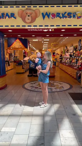 this is your sign to take your baby to make a build-a-bear for $1 during their birthday month! 💕🎂🧸 #buildabearworkshop #birthdaybuildabear #girlmom #firsttimemom #birthdaytradition @Build-A-Bear 
