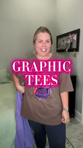Love these t-shirts! ✨ I wore the brown one to the gym this morning got and just got the violent one ⚡️ #graphictees #tshirts #tiktokshopcreatorpicks #tiktokshoplabordaysale #comfortcolorstees @MVP Tee Shop 