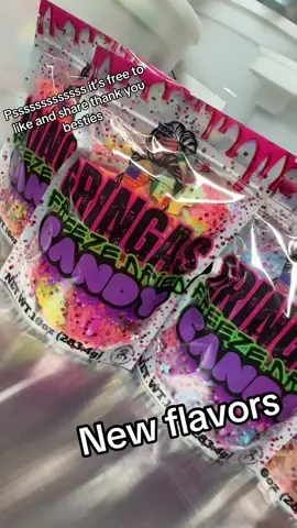 #candy #freezedriedcandy #candychip #viral #gringasrimdips we did it again Bestie we made another viral candy. These are absolutely delicious flavorful will have you eating the whole bag. There’s multiple flavors to choose from. Check out our brand new freeze dried candy chips OK love you bye