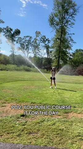 #pov You public golf course it for the day 🤣👏🏼 #golftok #fyp 