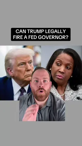 I believe the Federal Reserve should be independent. And personally, I don’t agree with what just happened. President Trump just did something no President has ever done before — he fired a Federal Reserve Governor. Most people online are debating if this is even legal, but here’s the key point. The Federal Reserve Act does not give Fed Chairs or Governors “for cause” protection. That’s different from agencies like the FTC, where the law explicitly prevents firings without cause. In past rulings, the Supreme Court has said that unless Congress clearly restricts it, the President has broad authority to remove executive officers. And courts have reaffirmed that multiple times, including siding with the Biden administration. So while I don’t agree with the move, the legal consensus is that Trump probably does have the authority to fire a Fed Governor. The bigger question is what this means for the stock market — and whether Congress will step in to protect the Fed’s independence going forward. #invest #economics #stockmarketnews #stocknews #stocktok 