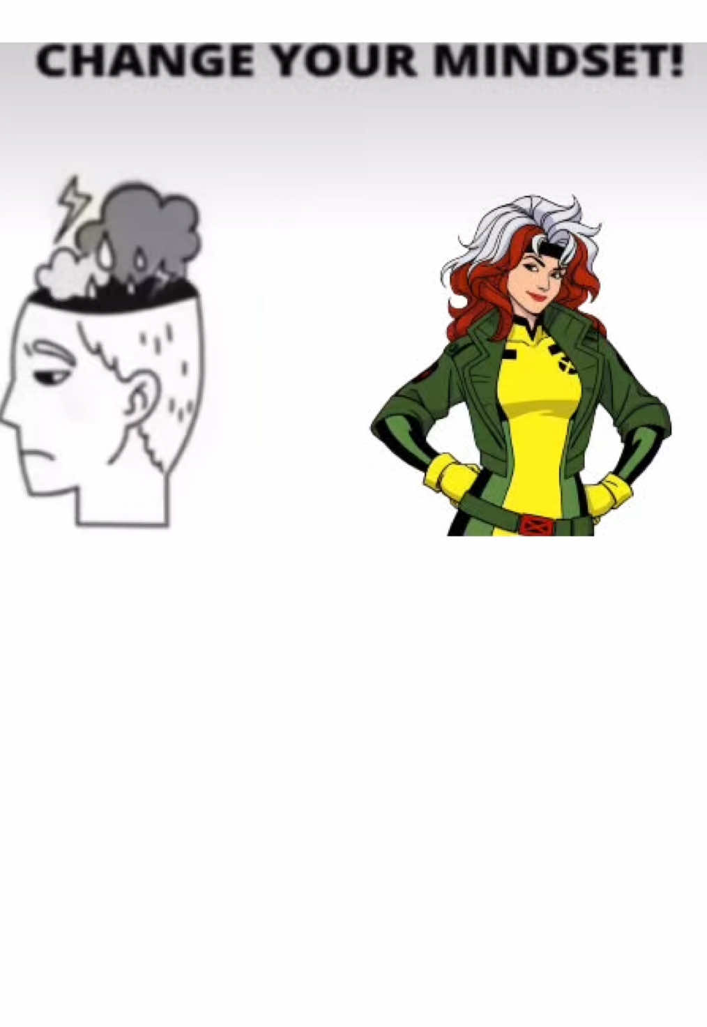 change your mindset and be ROGUE!!😘💋 #roguexmen #rogue #xmen97 #annamarielebeau #fyp 