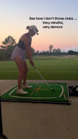 Not the training aid on the corner 😅 #golfgirl #golfswing #golfer #golf #golflife 