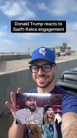 Donald Trump reacts to Taylor Swift and Travis Kelce engagement. #taylorswift #traviskelce #donaldtrump 